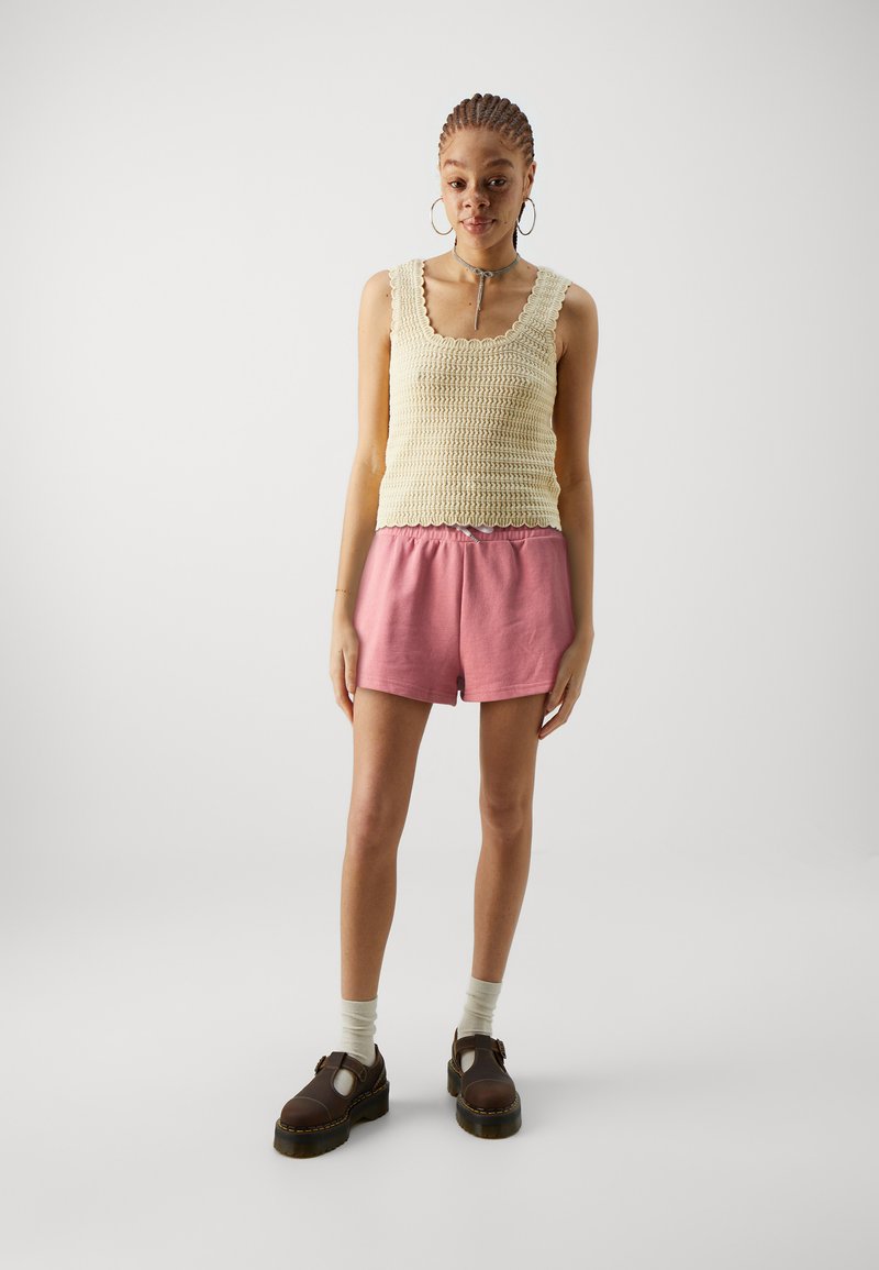 Even&Odd - 2 PACK - Pantaloni scurți - black/light pink, Extindeți