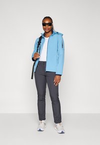 CMP ZIP HOOD - Soft shell jacket - niagara