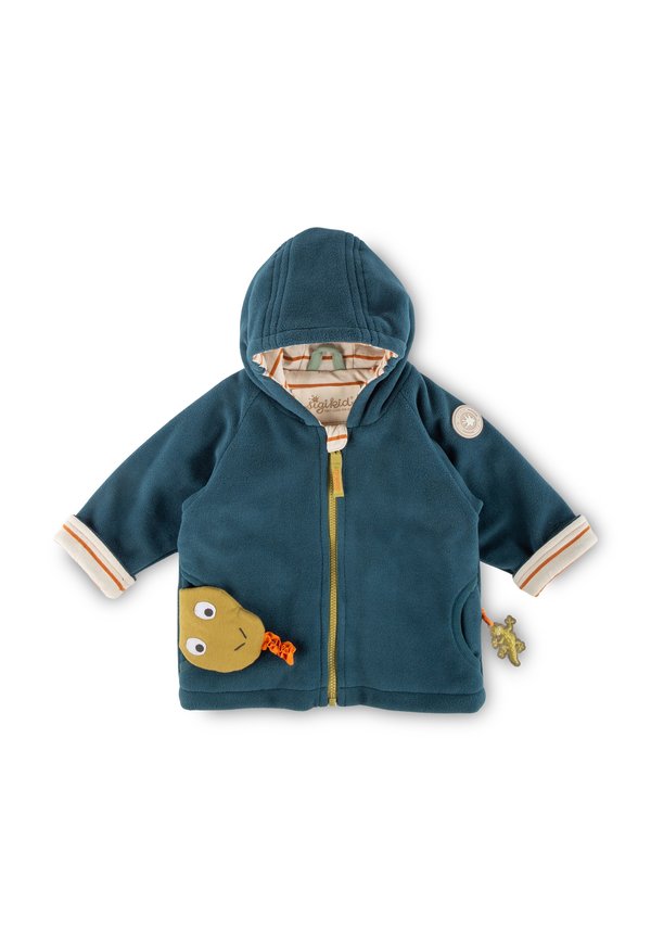 WELCOME TO THE JUNGLE - Fleecejacke - dunkelblau