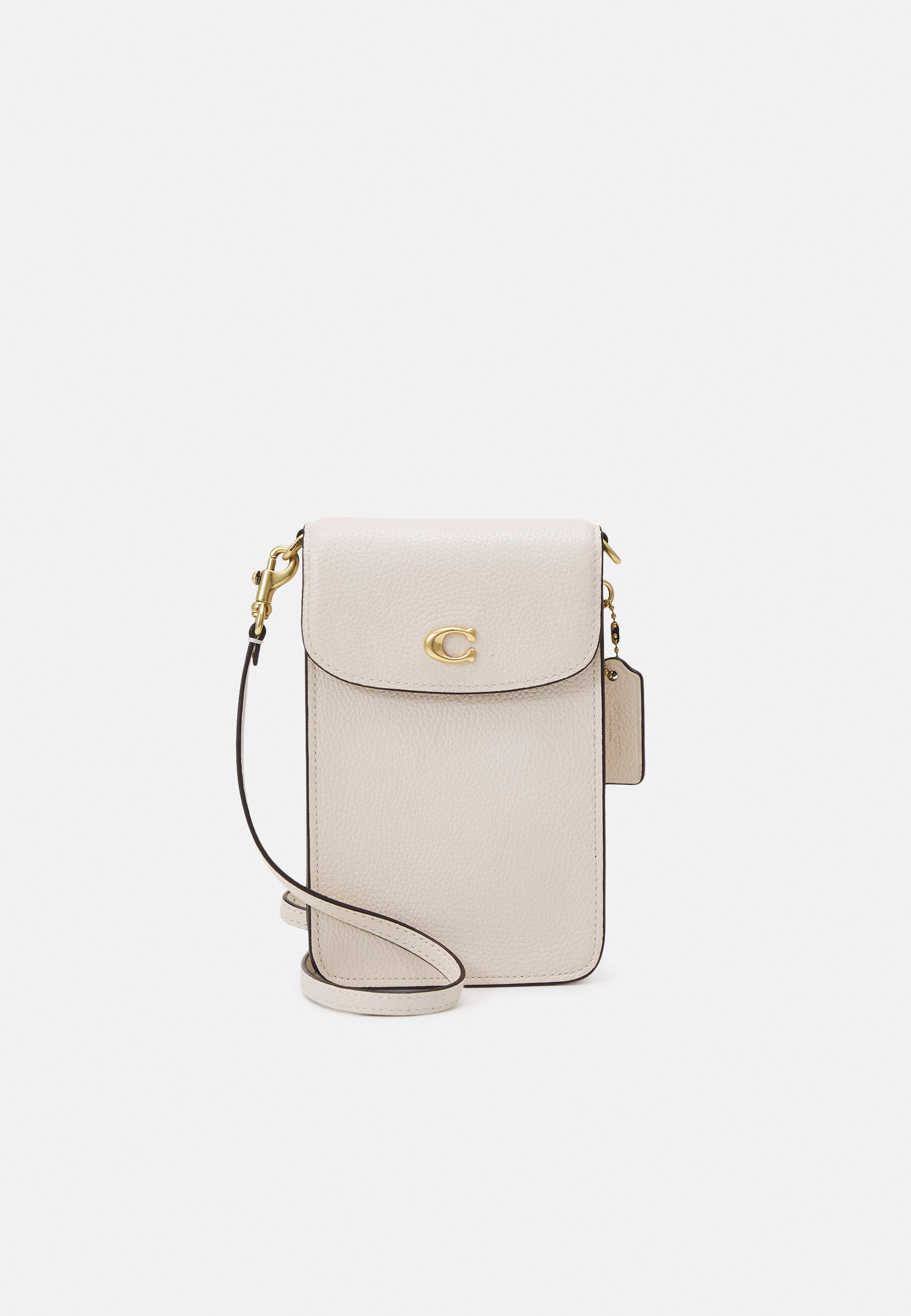 Coach POLISHED PEBBLE CROSSBODY - Across body bag - chalk/off