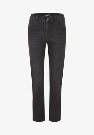 5-POCKET-JEANS 'DARLEEN CROP' MIT LOGO-APPLIKATION - Slim fit jeans - grau