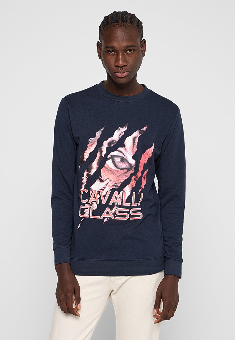 Cavalli Class Sweater donkerblauw Cavalli Class Sweater donkerblauw