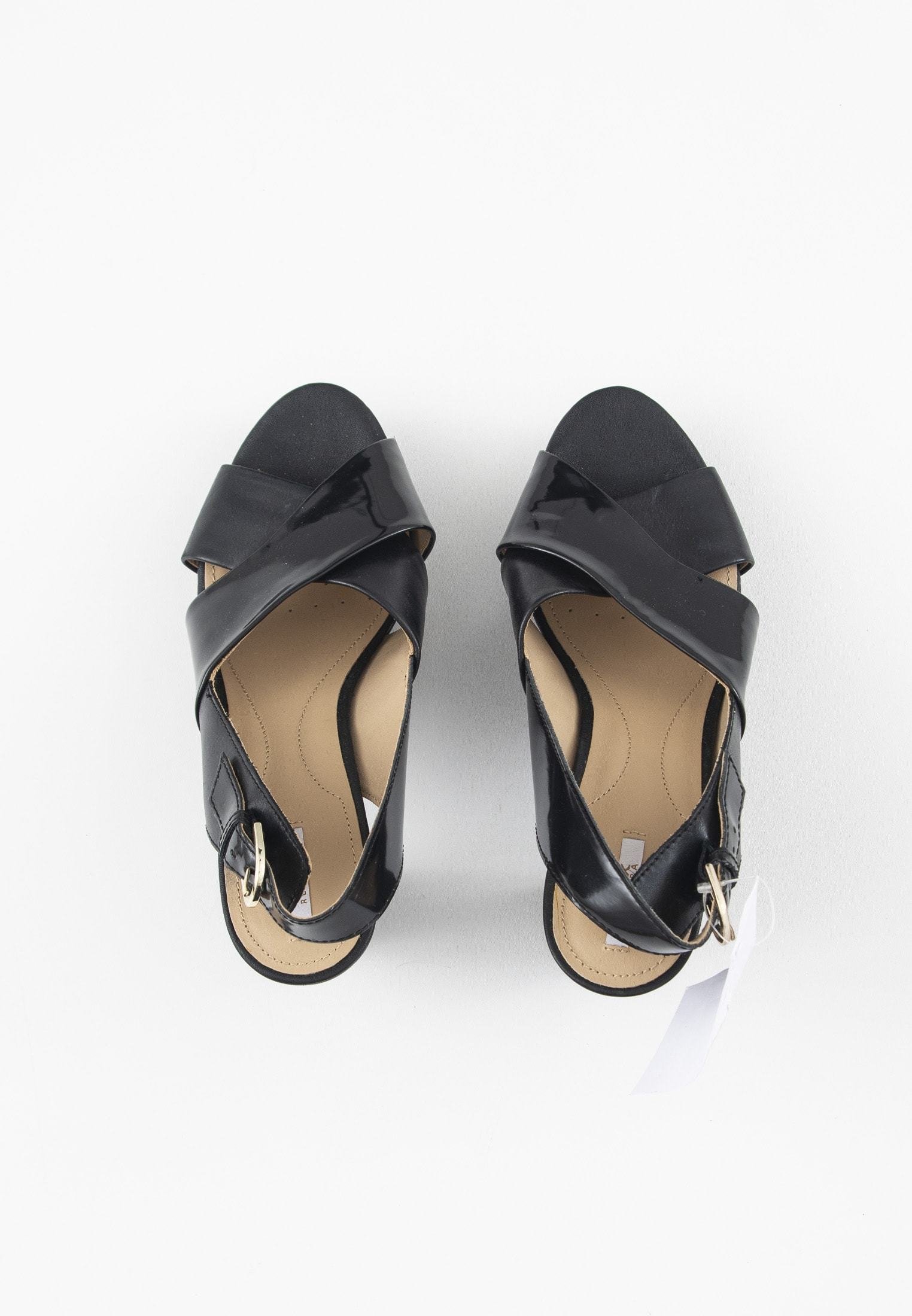 Geox Sandali con tacco - black/nero - Zalando.it
