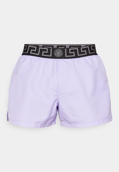 Versace SWIM BOXER NEW LOGO - Šortky na plávanie - mauve/nero/argento
