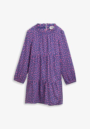 Dnevna haljina - dark blue pink heart