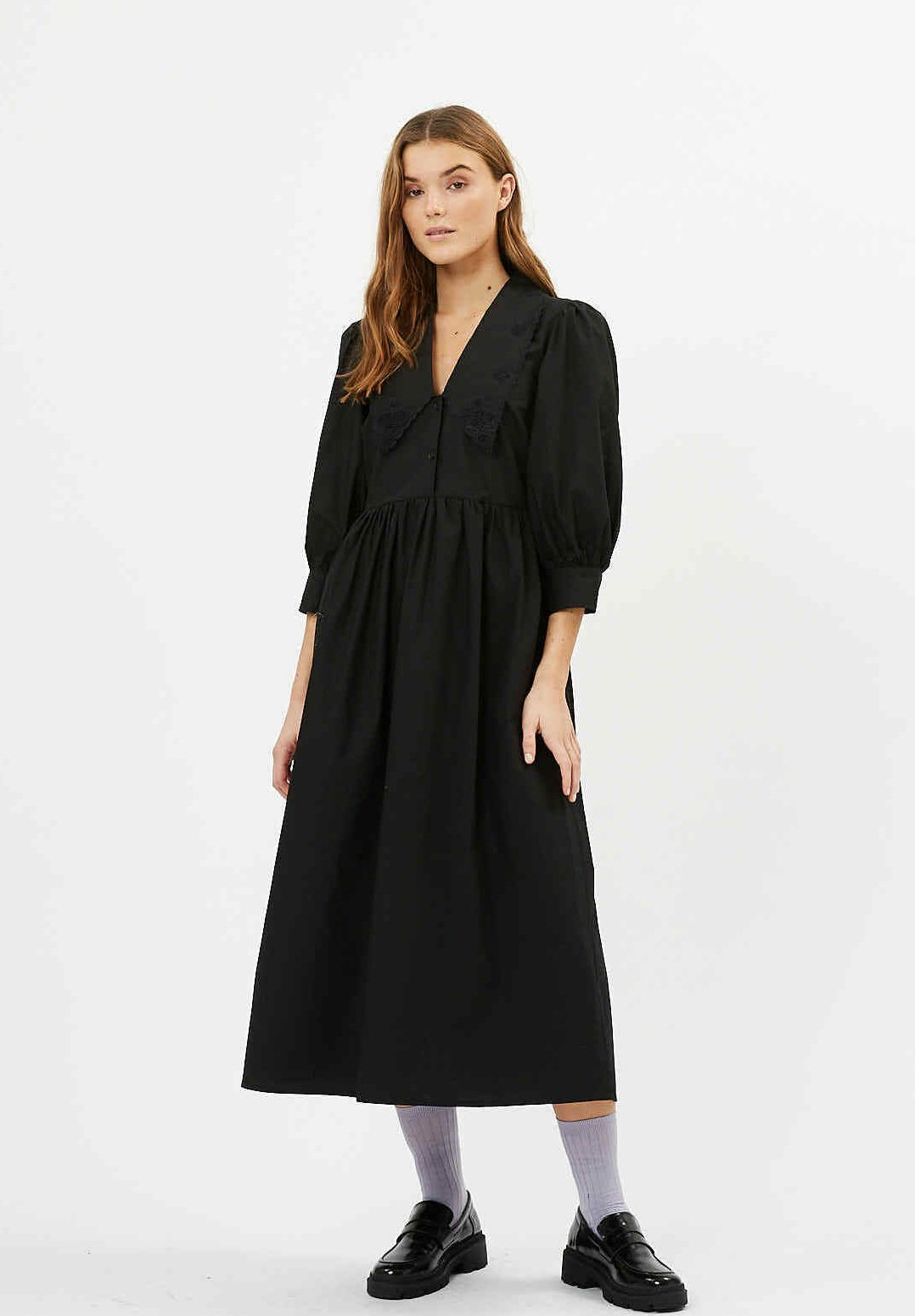 Minimum RIKKALY - Abito a camicia - black/nero - Zalando.it
