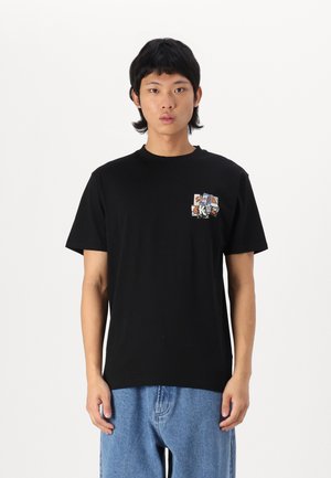 KICK BACK UNISEX - Print T-shirt - black