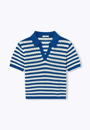 Promod, Polo - rayé marine