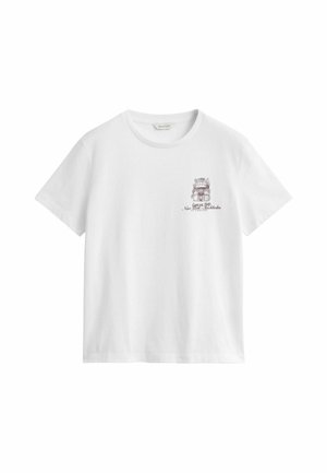GANT, GANT GRAPHIC T-SHIRT - T-shirt imprimé - white