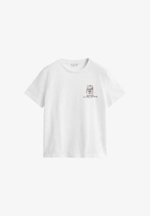 GANT, GANT GRAPHIC T-SHIRT - T-shirt imprimé - white