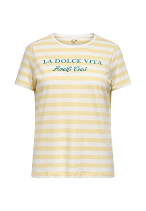 ONLY Carmakoma T-SHIRT CARCLARA T-SHIRT - T-shirt print - sunlight