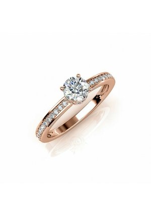 Anello - couleur or rose / cristal
