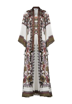 Leem, FLORAL PRINT NECK-TIE DRESS - Vestido largo - multicolor