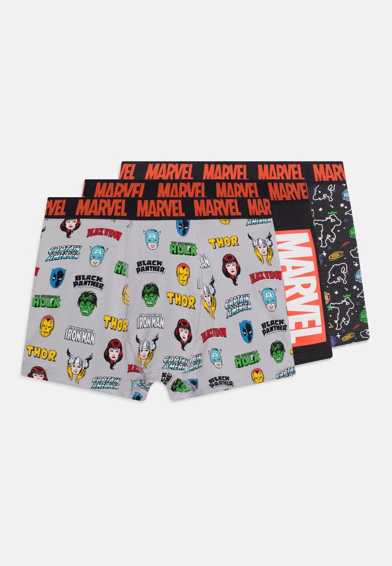 Marks & Spencer MARVEL TRUNKS 3 PACK Panties black mix/schwarz