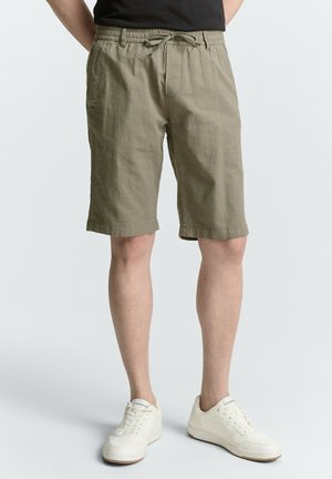 Shorts - smokey olive green