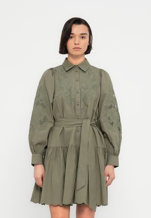 YASWILLO SHIRT DRESS - Kreklkleita - dusty olive