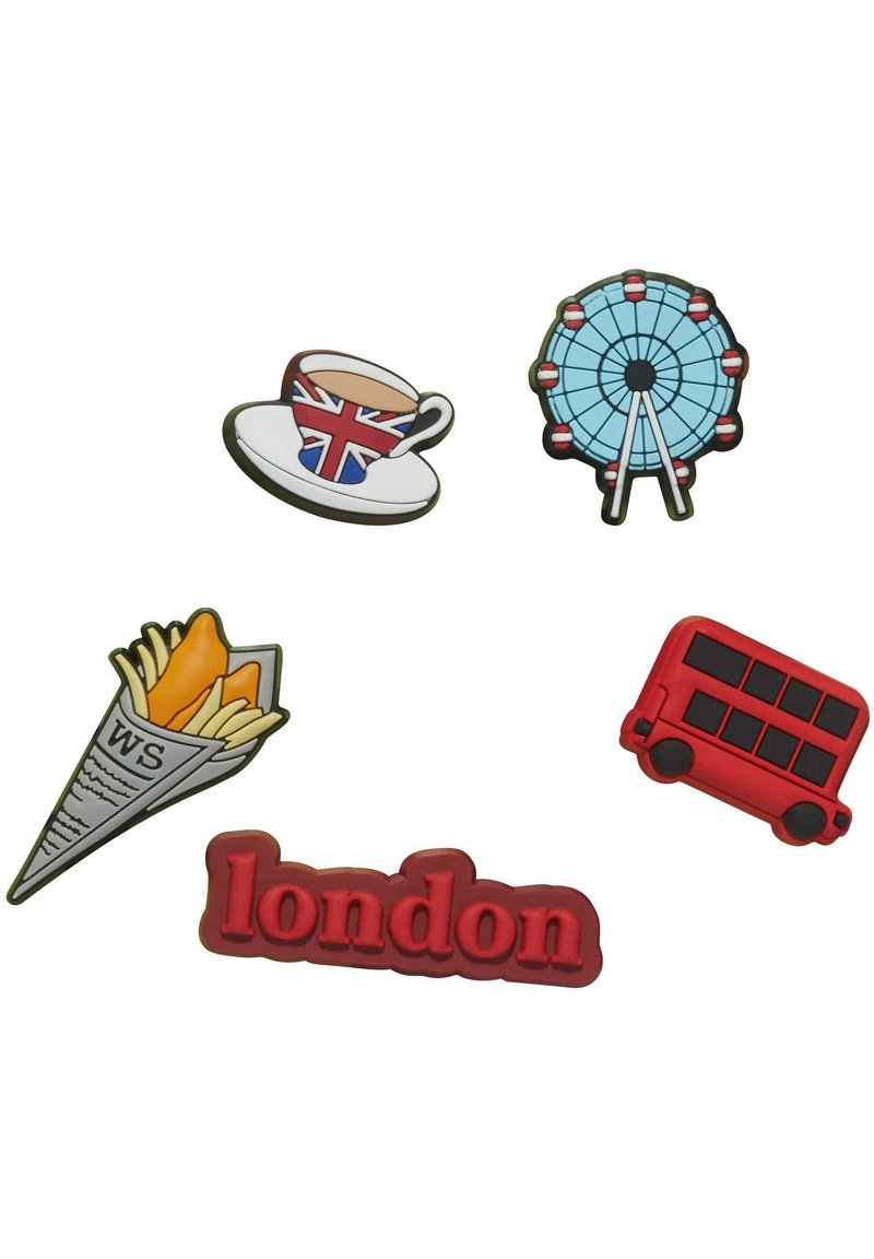 Crocs JIBBITZ LONDON WANDERLUST COLLECTION 5 PACK Otros accesorios