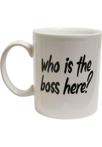 WHO IS CUP - Vattenflaska - white