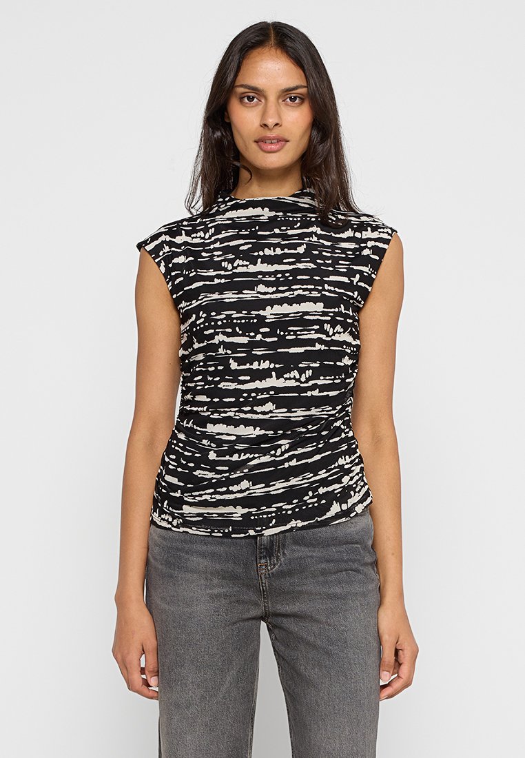 DKNY T-shirt print zwart
