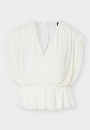 Gina Tricot, LOOSE SLEEVELESS - Μπλούζα - creme