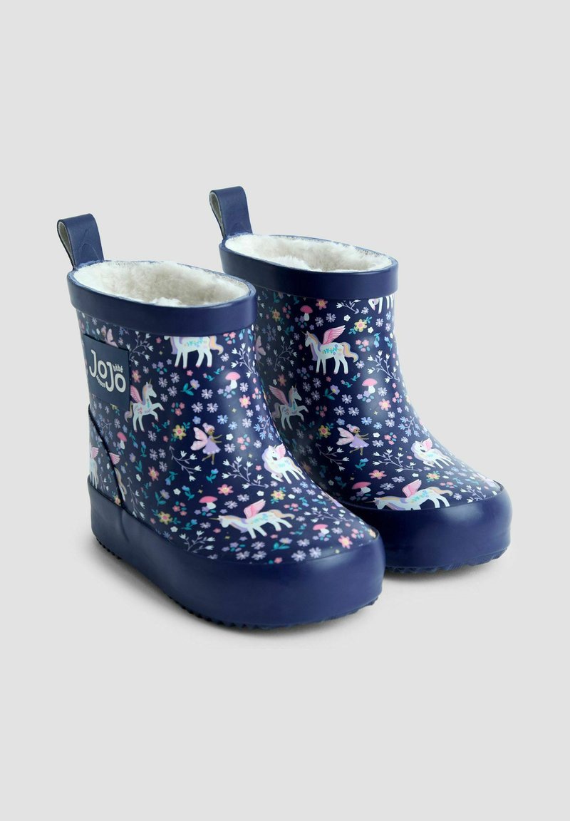 JoJo Maman Bébé REGULAR FIT RUST COSY Wellies blue Zalando