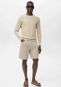 Mango MICROSTRUCTURED - Pulover - beige