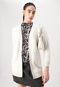 VILA VIPOOJA CARDIGAN - Adīta jaka - beige