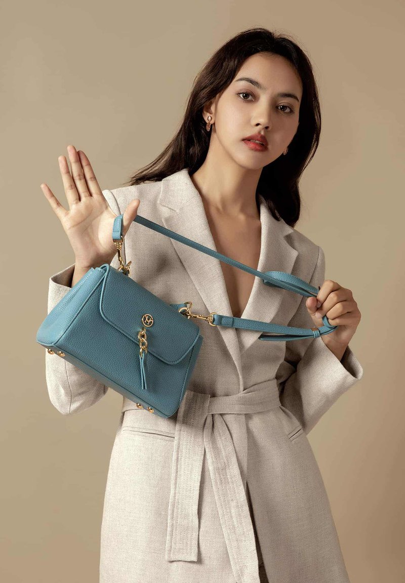 Sac à Main élégance En Cuir Synthétique Marron - Neuf Sans étiquettes