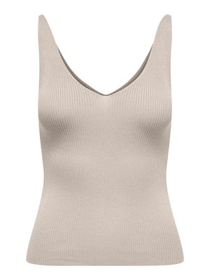 JDY, JDYNANNA S/L TOP KNT NOOS - Débardeur - pumice stone