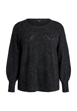 Pullover - dark grey melange
