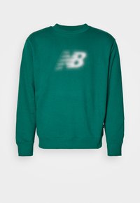 New Balance GRAPHIC CREW UNISEX - Felpa - nightwatch green