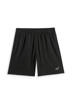 4F 4F SPODENKI SPORTOWE SZYBKOSCHNĄCE CHŁOPIĘCE - SZARE 134/140 (8-10 LAT) - Pantalón corto de deporte - deep black