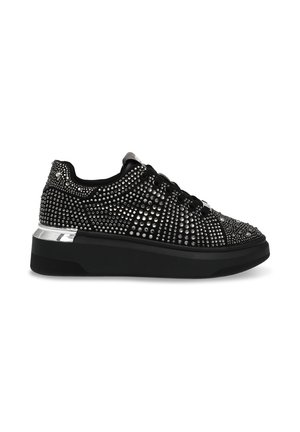 Baskets basses - black silver
