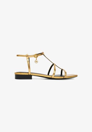 Gino Rossi, GINO ROSSI WOMEN'S SANDALS GOLD - Riemensandalette - gold-coloured