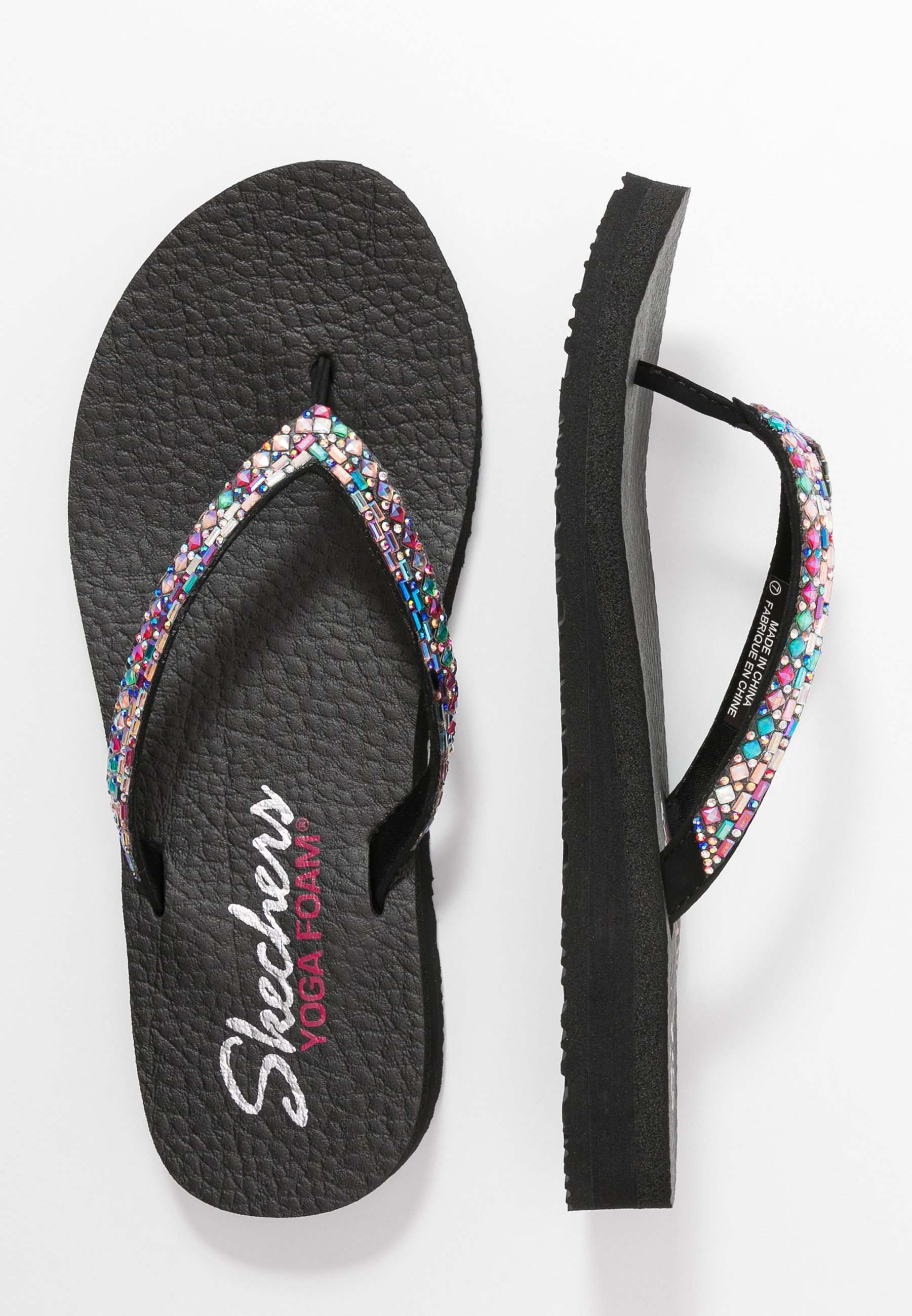 Skechers Meditation Shine Away in Black - Size 6