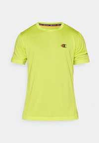 CREWNECK TRAIN SMALL LOGO - Pamata T-krekls - neon yellow