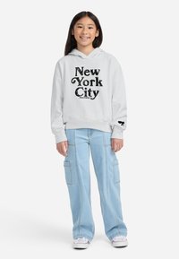 Abercrombie & Fitch Džemperis ar kapuci - bright white