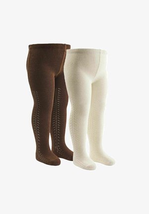 Müsli by GREEN COTTON 2 PACK - Tights - bark balsam cream