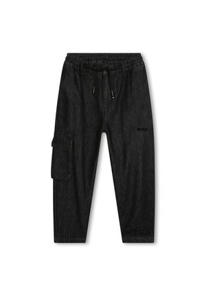 À TAILLE ÉLASTIQUÉE - Jeans relaxed fit - denin black lave