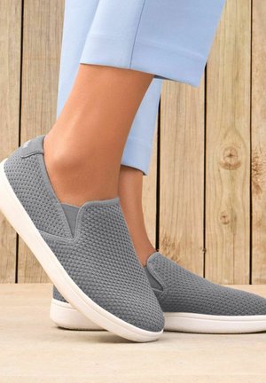 WOOD SNEAKER SLIP-ON - Instappers - schiefer