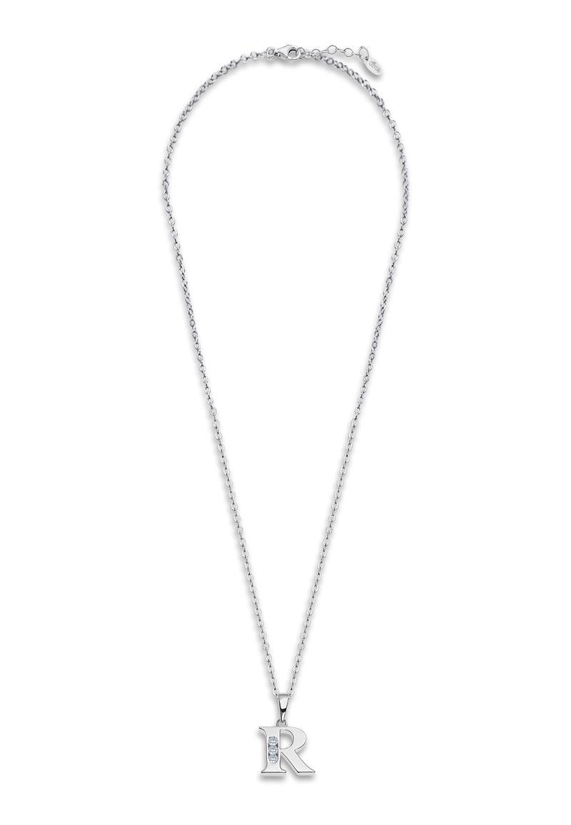 Lotus Silver BUCHSTABE R - Halskette - silberfarben