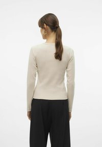 Vero Moda VMCHLOE SHORT - Maglietta a manica lunga - oatmeal