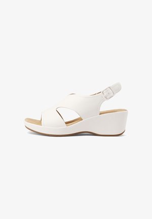 Queen Helena, BZ391-2026 - Sandali con plateau - bianco