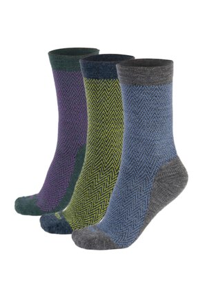 Calcetines - mix yellow blue teal