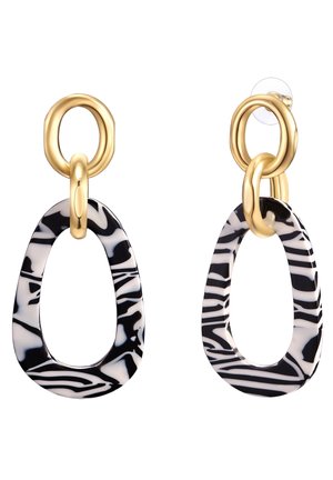 Earrings - gold coloured