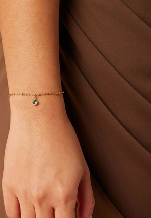 Lucardi, BIRTHSTONE - Bracelet - gold/aqua - march
