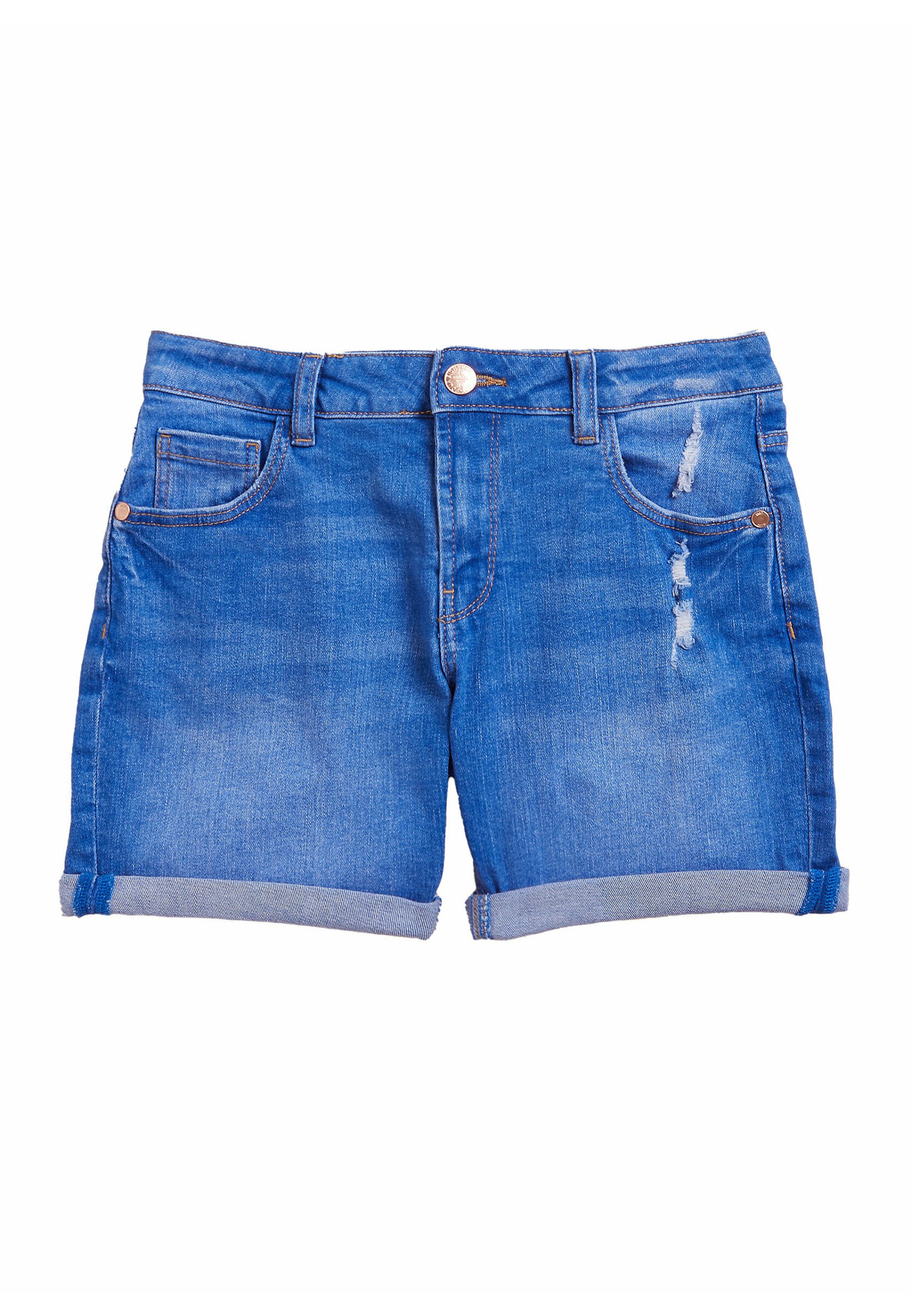 ROLL DOWN - Denim shorts - denim 