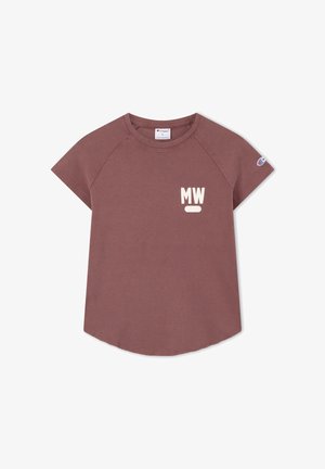 Champion, EAST WEST short sleeve front print - T-Shirt print - brown
