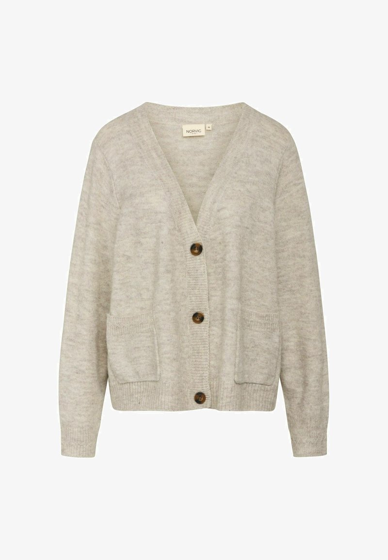 NORVIG JANE - Kardigan - beige melange