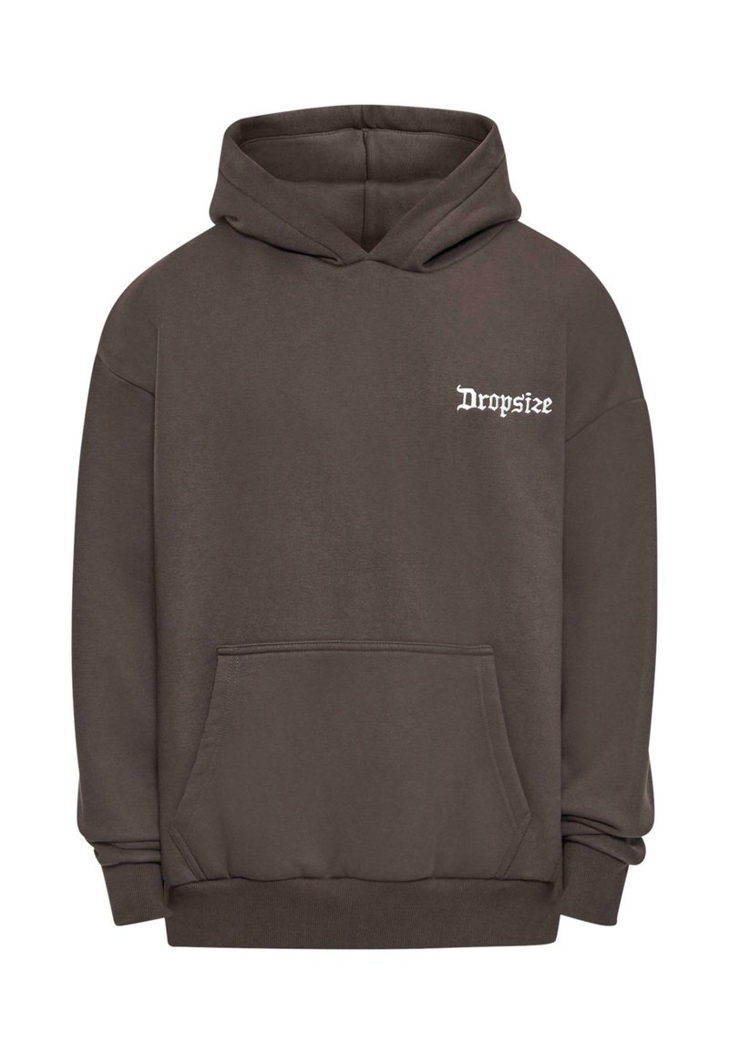 Dropsize CREW LOVE GLOBE Hoodie washed black/black